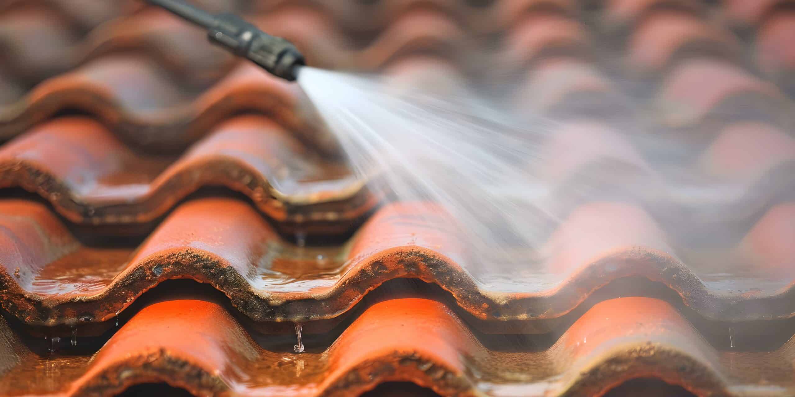 Démoussage et nettoyage de toiture à Lens