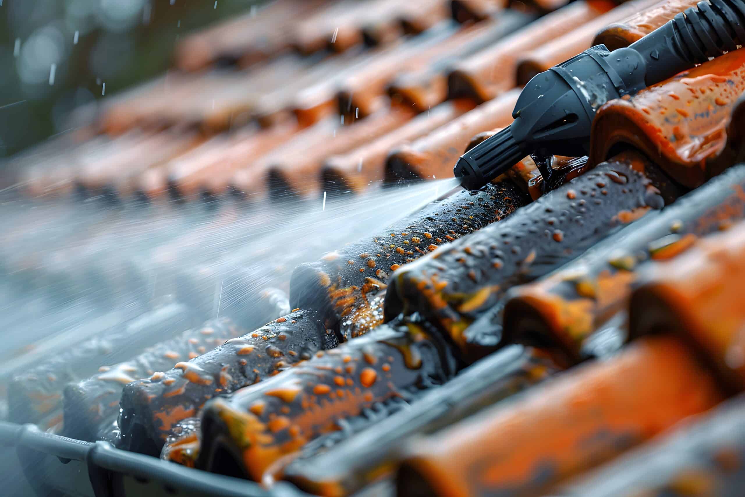 Démoussage et nettoyage de toiture à Lens