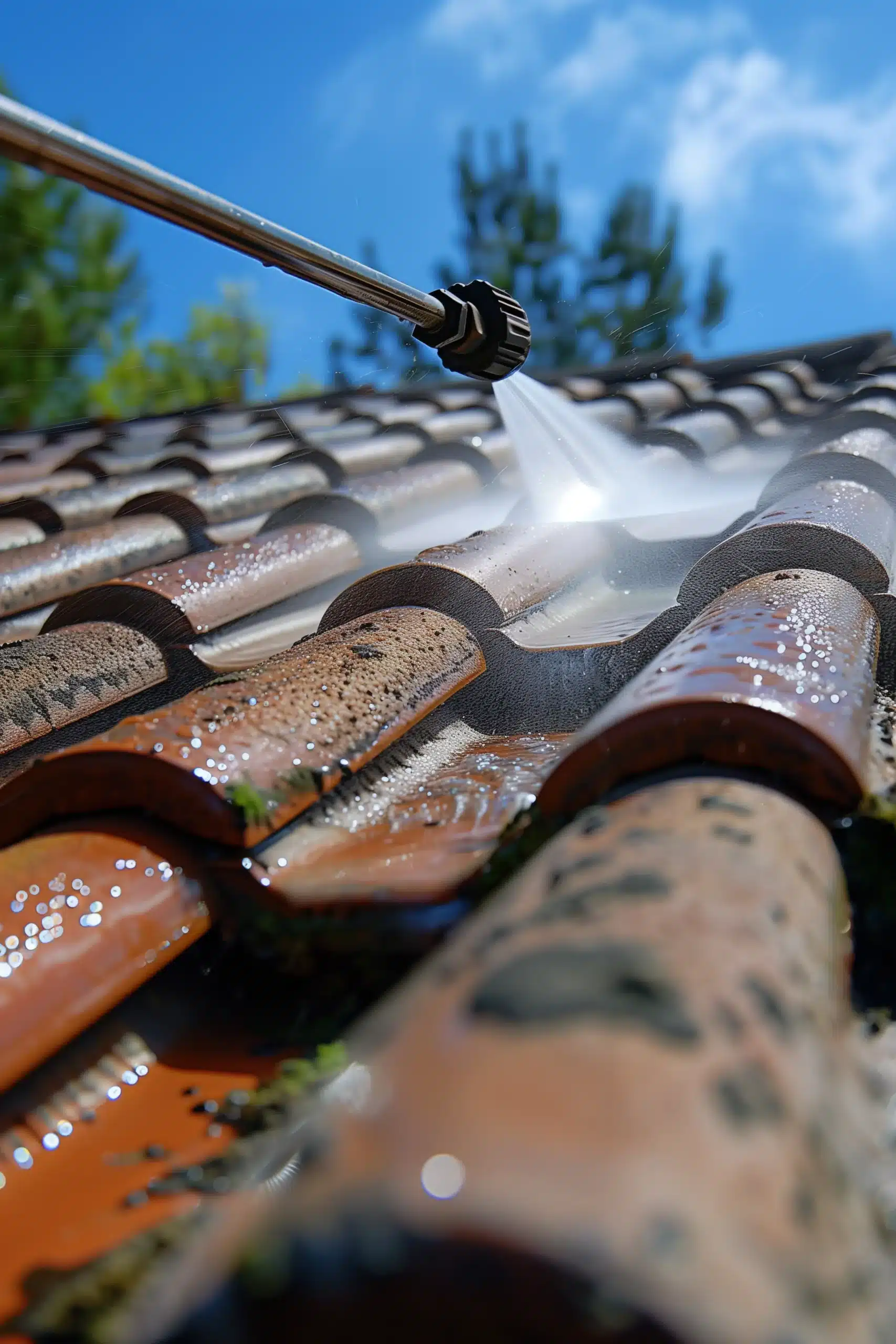 Nettoyage de toiture à Lens